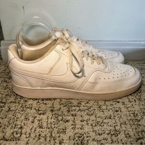 Nike Air Force 1 White Sneakers Size 11.5